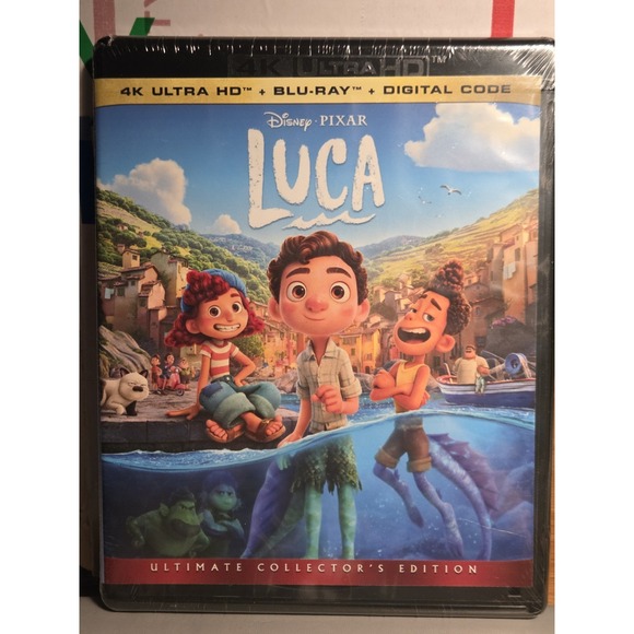 Other - Luca 4K Ultra HD Blu-ray Digital Code Disney Pixar Ultimate Collector's